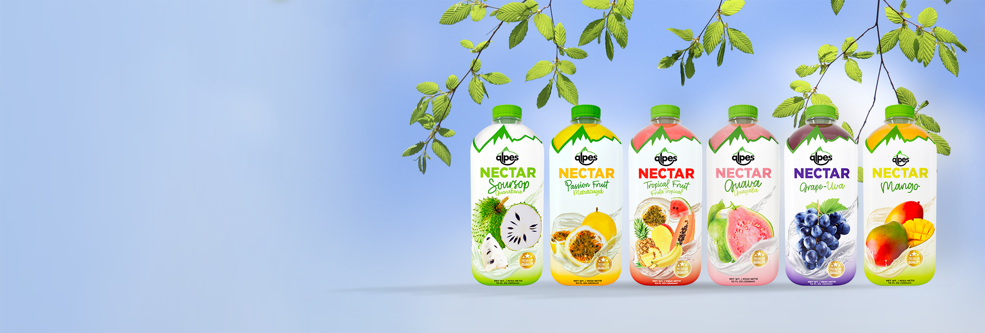 Fruit Nectars Alpes Brand